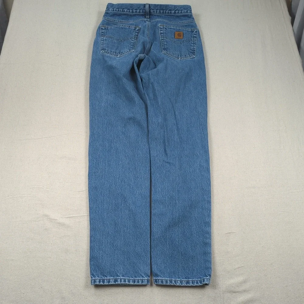 Carhartt‎ Jeans Mens 30x33 Blue Traditional Fit Utility Workwear Casual
